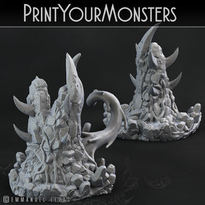 3D Printed Print Your Monsters Infernal Magma Roper 28mm - 32mm D&D Wargaming