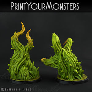 3D Printed Print Your Monsters Whipfang Vines Carniflora Jungle Predators 28mm - 32mm D&D Wargaming
