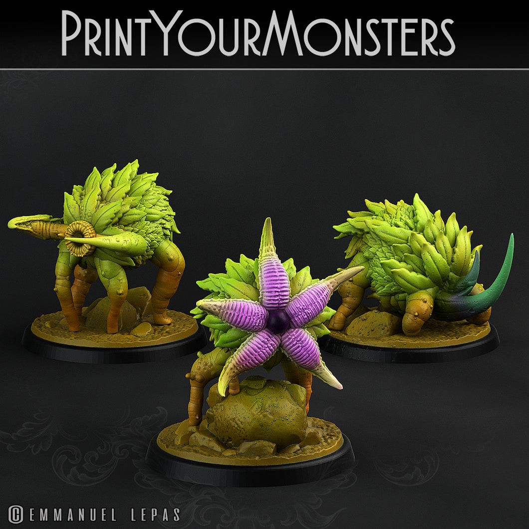 3D Printed Print Your Monsters Dragonfruits Carniflora Jungle Predators 28mm - 32mm D&D Wargaming