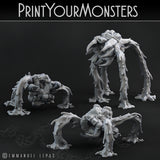 3D Printed Print Your Monsters Infernal Magma Spiders 28mm - 32mm D&D Wargaming
