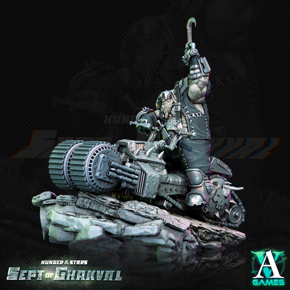 3D Printed Archvillain Games Ghakval Bikers Hunger of the Stars 28 32mm D&D - Charming Terrain