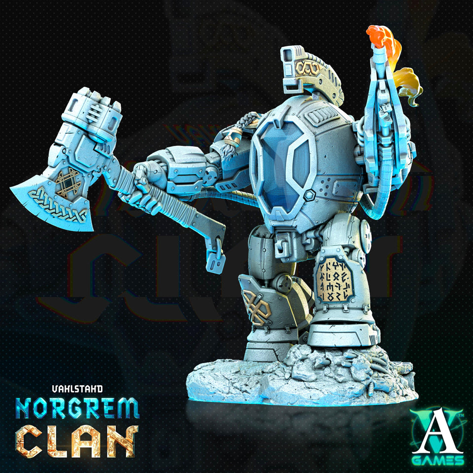 3D Printed Archvillain Games Norgrem Ironclads Vahlstahd - Norgrem Clan 28 32mm D&D - Charming Terrain