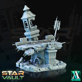 3D Printed Archvillain Games Sci-Fi Diorama The Star Vault 28 32mm D&D - Charming Terrain
