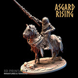 3D Printed Asgard Rising Draugr - Undead Skeleton Fallen Knights Set 28mm - 32mm - Charming Terrain