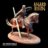 3D Printed Asgard Rising Medieval Calvary Set 28mm - 32mm Ragnarok D&D - Charming Terrain