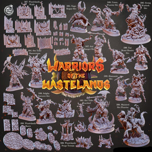 3D Printed Cast n Play Sulgha Orc Sorcerer Warriors of the Wastelands 28mm 32mm D&D - Charming Terrain