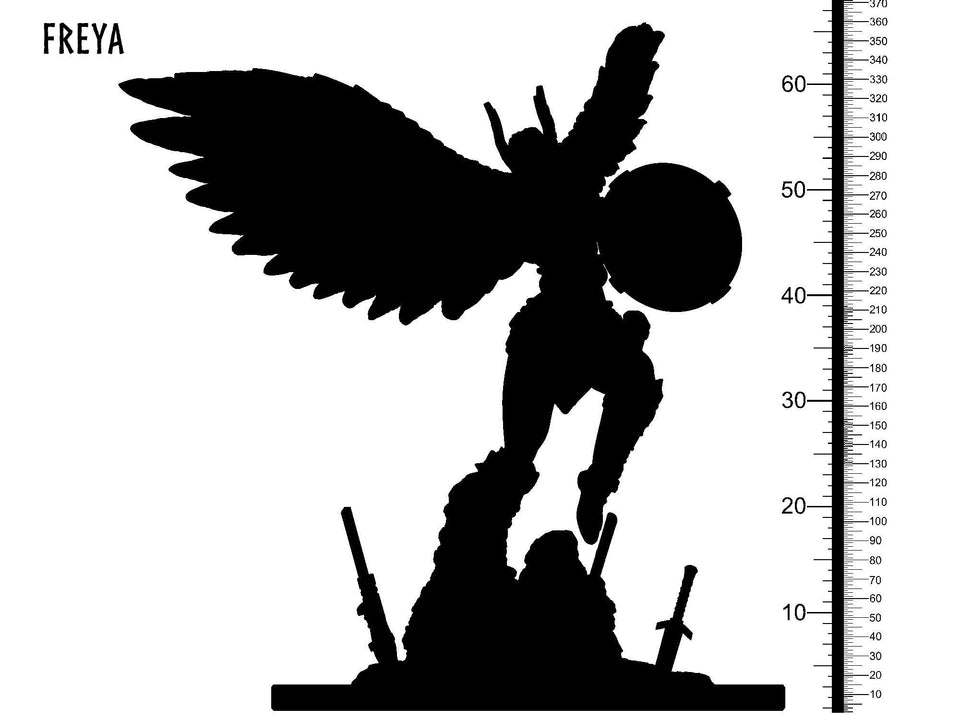 3D Printed Clay Cyanide Freya Norse Mythology Ragnarok D&D - Charming Terrain