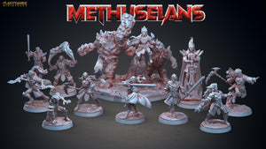 3D Printed Clay Cyanide Methuselans Vampires Tribes Factions Ragnarok D&D - Charming Terrain