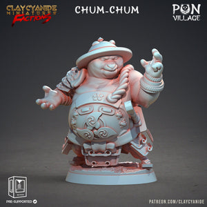 3D Printed Clay Cyanide Pon Village Pandas Tribes Factions Ragnarok D&D - Charming Terrain