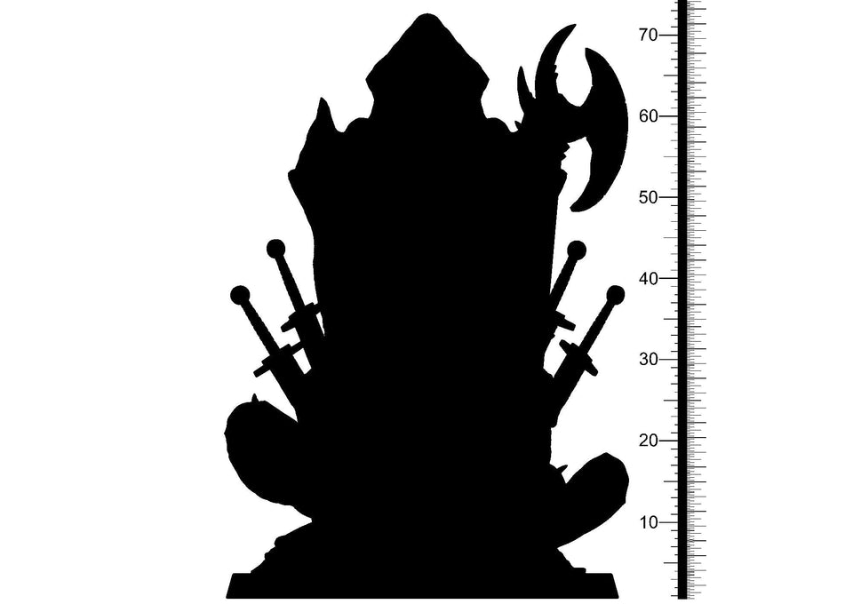 3D Printed Clay Cyanide Princess of Hell Ragnarok D&D - Charming Terrain