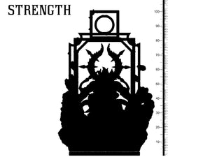 3D Printed Clay Cyanide Strength Tarot Ragnarok D&D - Charming Terrain