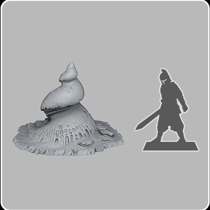 3D Printed Fantastic Plants and Rocks Ocean Sea Terrain Set 28mm - 32mm D&D Wargaming - Charming Terrain