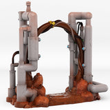 3D Printed Fantastic Portals and Effects Martian Pipes Portal 28mm - 32mm D&D Wargaming - Charming Terrain