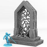 3D Printed Fantastic Portals and Effects Moria Portal 28mm - 32mm D&D Wargaming - Charming Terrain
