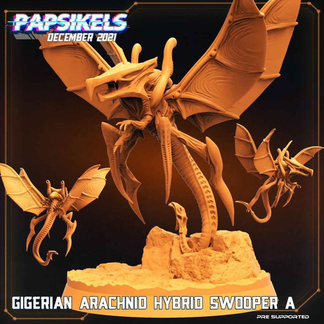 3D Printed Papsikels Cyberpunk Sci-Fi Gigerian Arachnid Hybrid Reaper A - 28mm 32mm - Charming Terrain