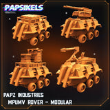 3D Printed Papsikels Cyberpunk Sci-Fi - Papz Industries Mpumv Rover - 28mm 32mm - Charming Terrain