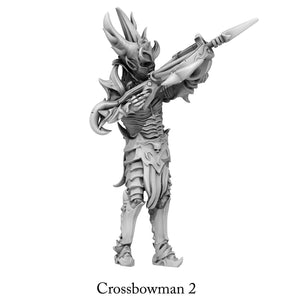 3D Printed Print Your Monsters Dark Elves Crossbowman Set 28mm - 32mm D&D Wargaming - Charming Terrain
