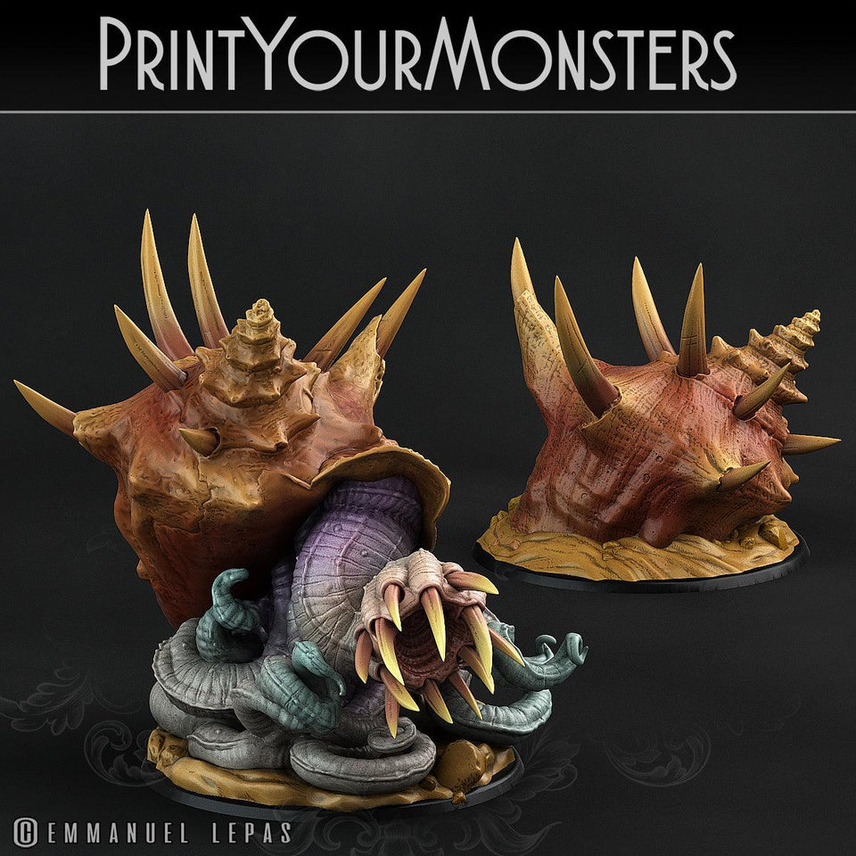 3D Printed Print Your Monsters Lurkers of the Deep Set 28mm - 32mm D&D Wargaming - Charming Terrain