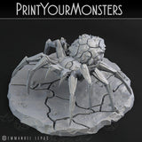 3D Printed Print Your Monsters Magmaranea Spider 28mm - 32mm D&D Wargaming - Charming Terrain