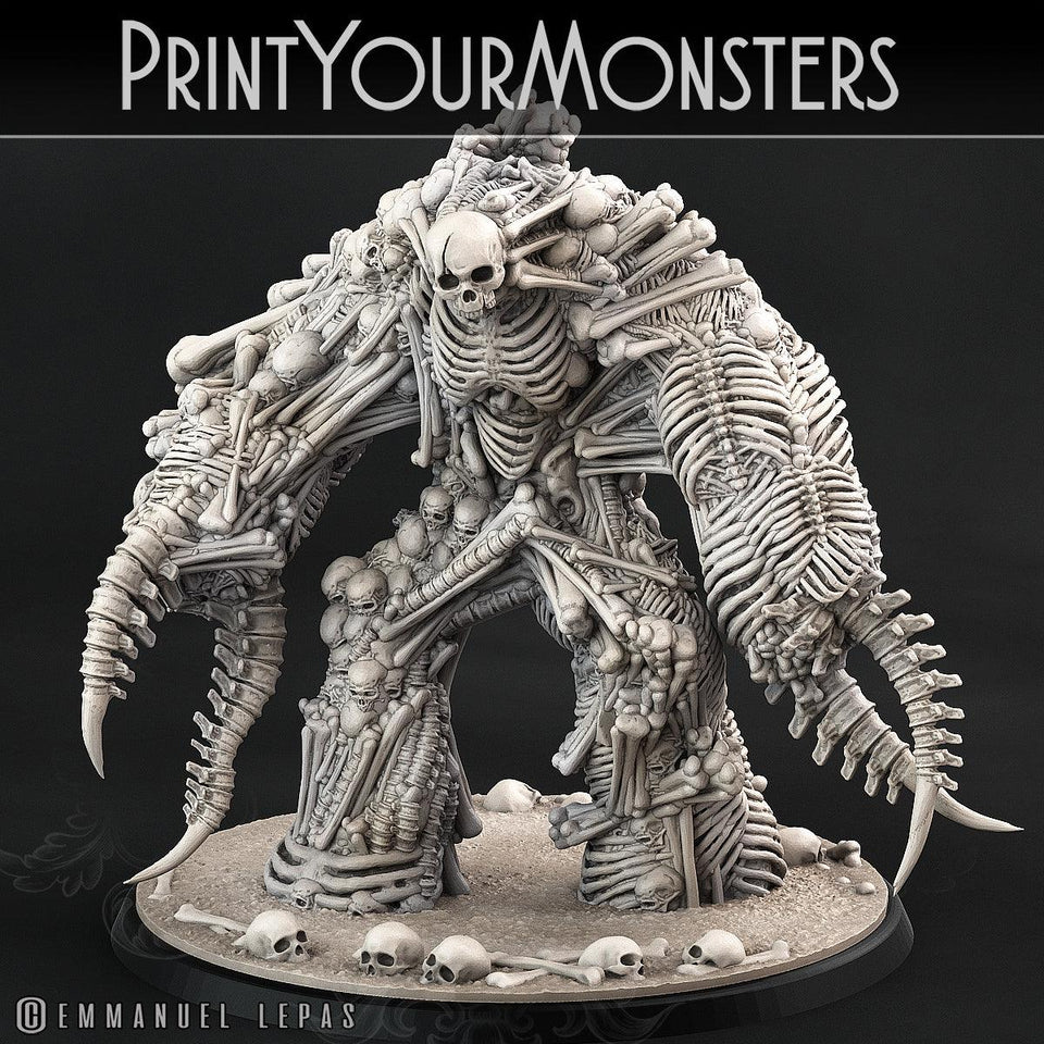 3D Printed Print Your Monsters Total Golems Set 28mm - 32mm D&D Wargaming - Charming Terrain