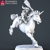3D Printed STL Miniatures Barbarian DnD Tribute Set 28mm - 32mm War Gaming D&D - Charming Terrain