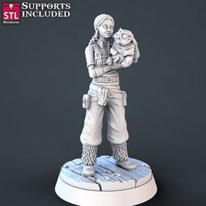 3D Printed STL Miniatures Veterinarian Set | 28 - 32mm War Gaming D&D - Charming Terrain