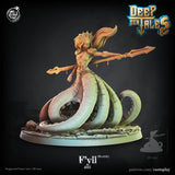 3D Printed Cast n Play F'yll (Merefolk) Deep Sea Tales 28mm 32mm D&D
