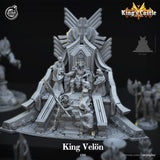 3D Printed Cast n Play King Velon King's Castle 28 32mm D&D