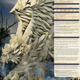 3D Printed Bestiary Vol. 4 Nafarrate - Ydun White Dragon 32mm Ragnarok D&D - Charming Terrain