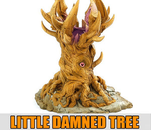 3D Printed Fantastic Plants and Rocks Little Damned Tree 28mm - 32mm D&D Wargaming