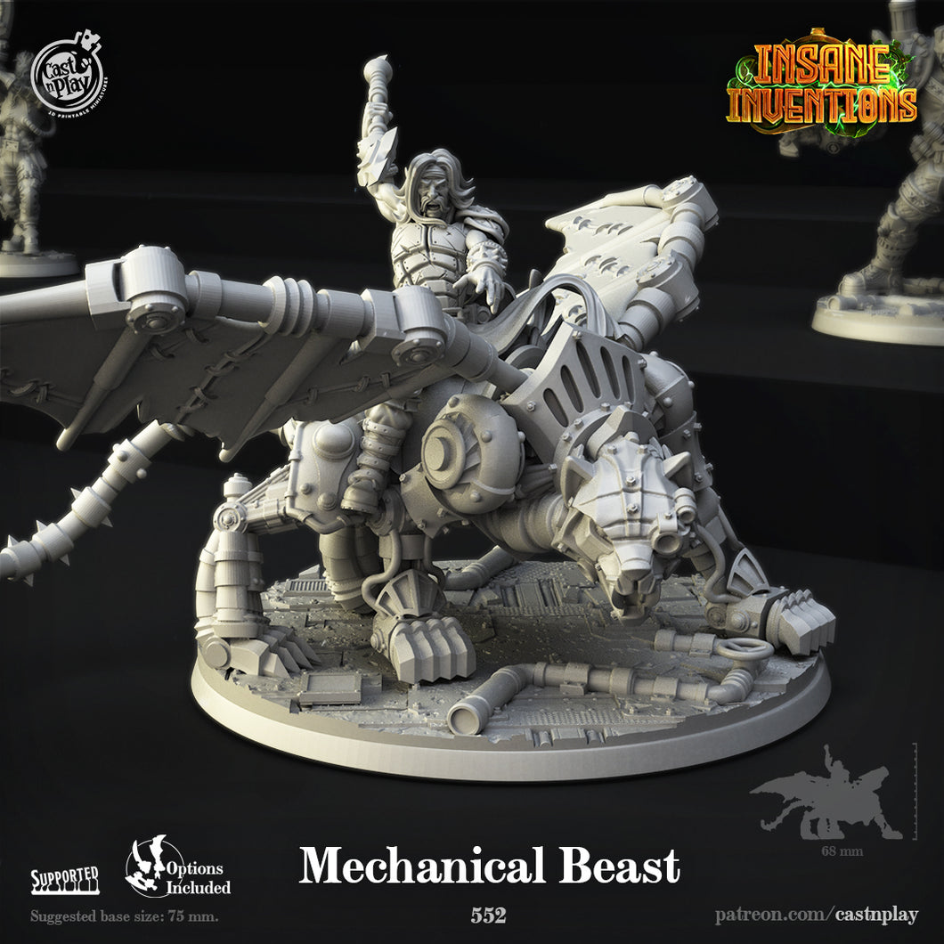 3D Printed Cast n Play Mechanical Beast Insane Inventions 28mm 32mm D&D
