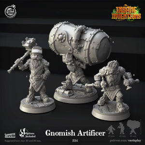 3D Printed Cast n Play Gnomish Artificers Insane Inventions 28mm 32mm D&D