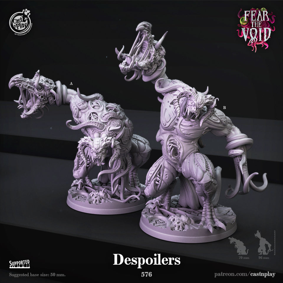 3D Printed Cast n Play Despoilers Fear the Void 28mm 32mm D&D