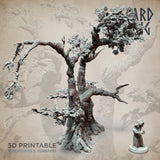 3D Printed Asgard Rising Oak Modular Forest Set 32mm Ragnarok D&D - Charming Terrain