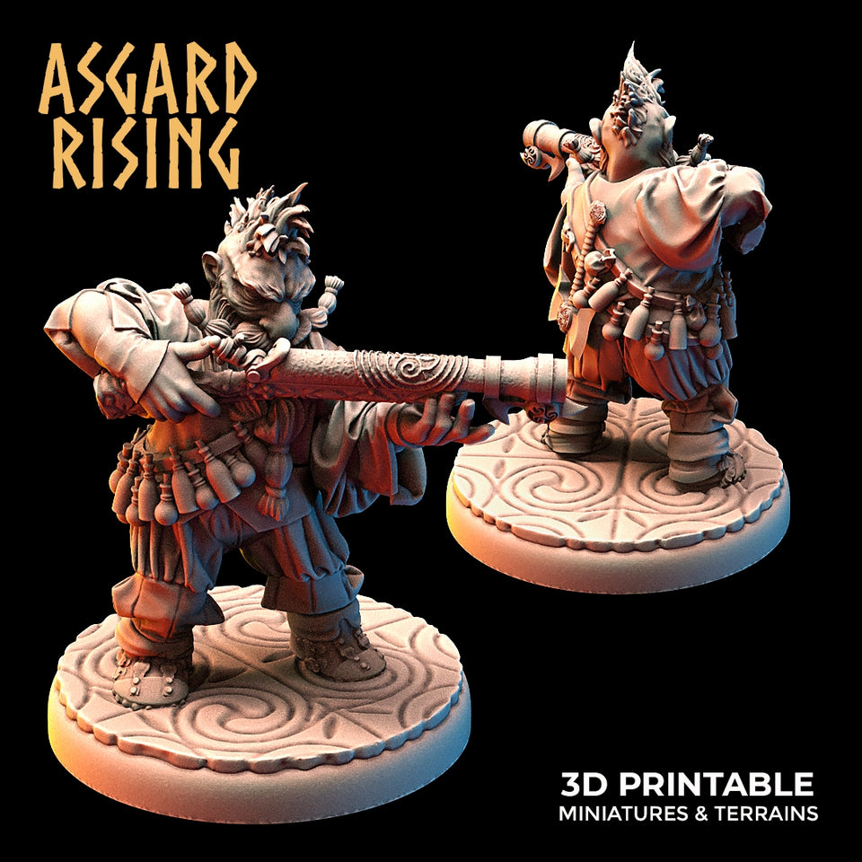 3D Printed Asgard Rising Dwarves Ranged Weapons Set 28mm - 32mm