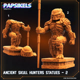 3D Printed Papsikels Cyberpunk Ancient Skull Hunters Statues - 28mm 32mm