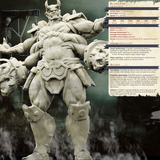3D Printed Bestiary Vol. 4 Nafarrate - Al'Goleth Demon Fiend 32mm Ragnarok D&D - Charming Terrain