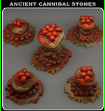 3D Printed Fantastic Plants and Rocks Ancient Cannibal Stones 28mm - 32mm D&D Wargaming