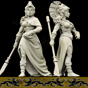 3D Printed Bestiary Vol. 4 Nafarrate - Athena 32mm Ragnarok D&D - Charming Terrain