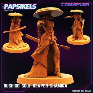 3D Printed Papsikels Cyberpunk Sci-Fi Bushido Soul Reaper Shamika - 28mm 32mm