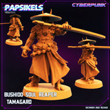 3D Printed Papsikels Cyberpunk Sci-Fi Bushido Soul Reaper Tamagaro - 28mm 32mm
