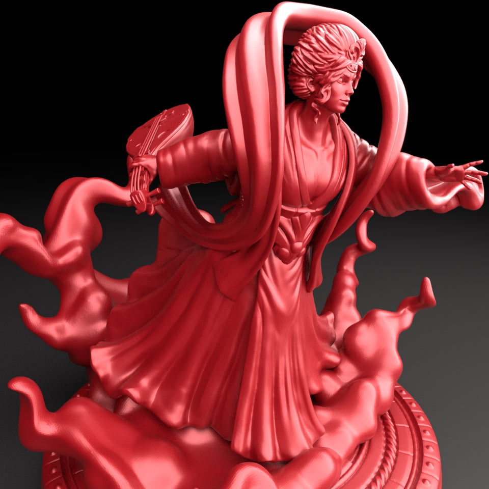 3D Printed Bestiary Vol. 5 Nafarrate - Benzaiten 32mm Ragnarok D&D