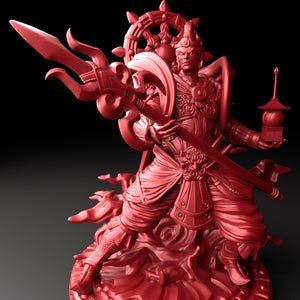 3D Printed Bestiary Vol. 5 Nafarrate - Bishamonten 32mm Ragnarok D&D