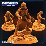 3D Printed Papsikels Cyberpunk Sci-Fi Canal Specter - 28mm 32mm