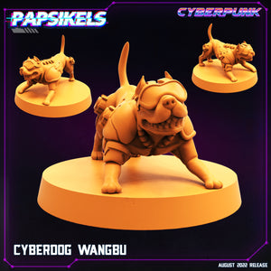3D Printed Papsikels Cyberpunk Sci-Fi Cyber Dog Wangbu - 28mm 32mm