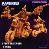 3D Printed Papsikels Cyberpunk Sci-Fi Cyber Skelerider Franko - 28mm 32mm