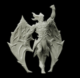 3D Printed Bestiary Vol. 4 Nafarrate - Chernobog Demon Fiend 32mm Ragnarok D&D - Charming Terrain