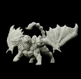3D Printed Bestiary Vol. 4 Nafarrate - Chimera 32mm Ragnarok D&D - Charming Terrain