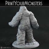 3D Printed Print Your Monsters Clay Golems - Total Golems 28mm - 32mm D&D Wargaming