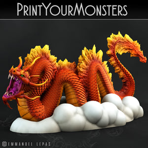 3D Printed Print Your Monsters Total Serpents Full Set 28mm - 32mm D&D Wargaming